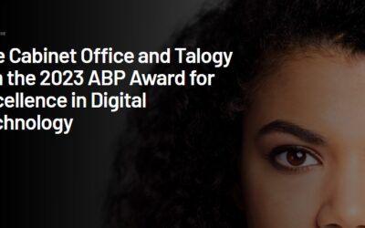 Η Talogy συνεργάζεται με Υπηρεσία του Υπουργικού Συμβουλίου του Η.Β. και μαζί κερδίζουν το Award for Excellence in Digital Technology!